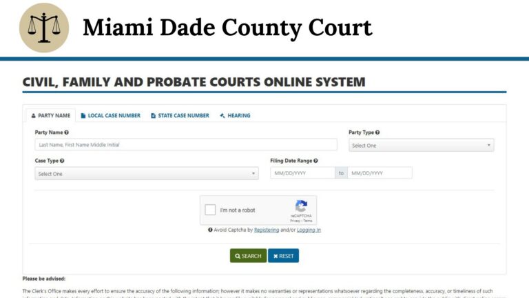 Miami Dade County Court Case Search